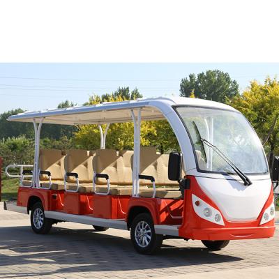 China Passenger Custom 14 Seat Electric Sightseeing Bus With CE for sale