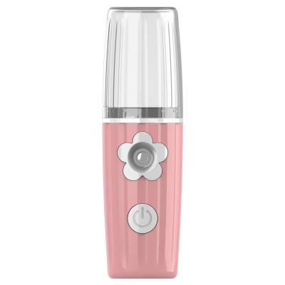 China Electric Moisturizer Spray Machine For FaceHydrating Spray Nano 35ml Electric Nano Mist Steamer Portable Mini Nano Mister Facial Massager for sale