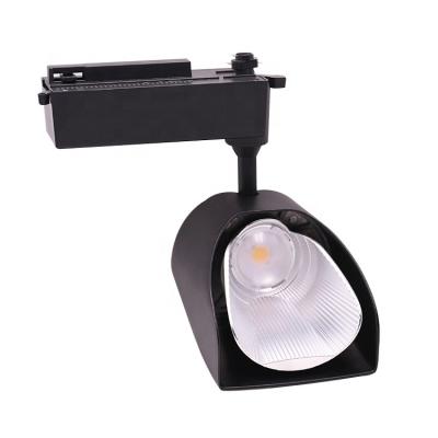 China Accessories Aluminum Lighting Aluminum Guide Rail Led Cob Track Spot Light Housing for sale