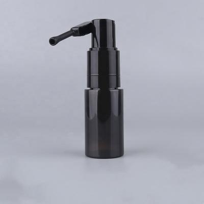 China Cosmetic Hair Dryer Shampoo Long 360 Degree Rotating Mouth Salon Black Powder Spray Bottle for sale