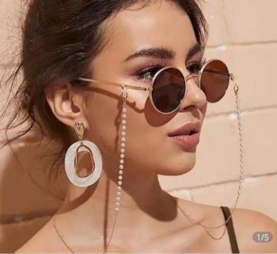 China Glasses Chains Custom Trends Beauty Designs Handmade Women Link Tortoise Waist Sun Glass Colorful Acrylic Plastic Chain for sale