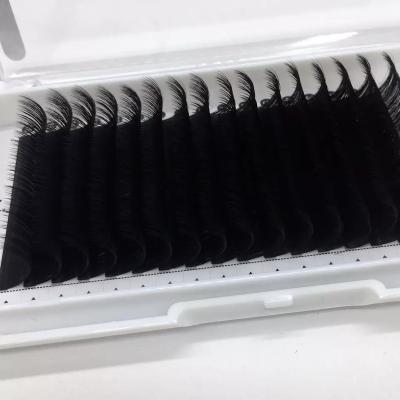 China 25-30 Times Eyelash Easy Fan Cashmere Korean Silk Eyelashes 0.05 0.07mm Easy Fanning Volume Lashes Eyelash Extension for sale