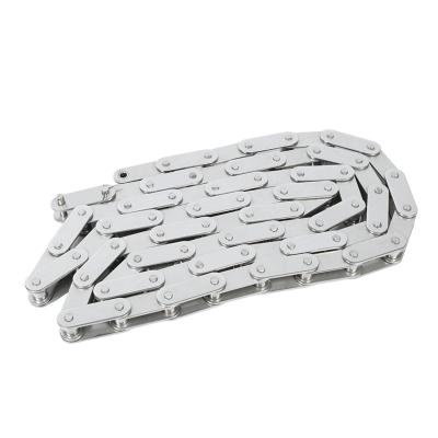 China Stable operation Large Load Capacity Universal Industries Stainless Steel Standard Conveyor Roller Double Pitch Chain for sale