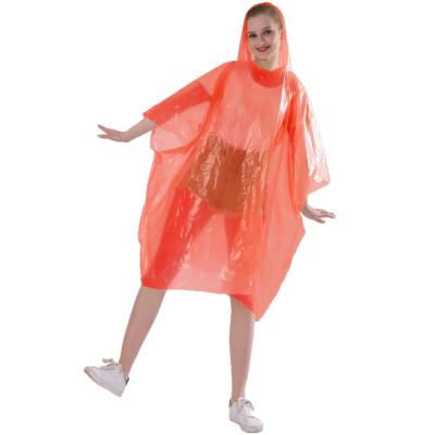 China The best-selling LOGO Printed Promotional Disposable Raincoat, single person raincoat rainwear poncho for sale