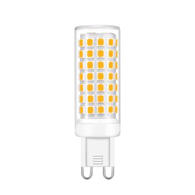 China Residential I-SFG G9 5W AC120V AC230V dimmable led light bulb corn 2835smd ceramic+PC high lumen 650lm CE rohs for sale