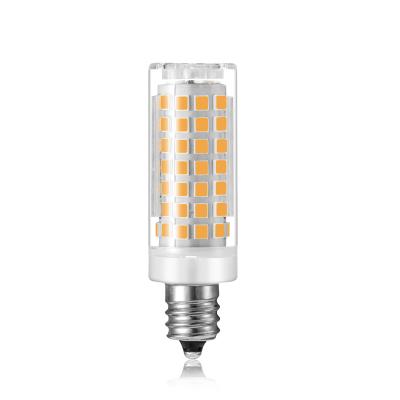 China No Flicker I-SFG E12 5W Led Corn Bulb 2835SMD Hot Sale Products Ceramic+PC No Flicker AC120V 650lm for sale