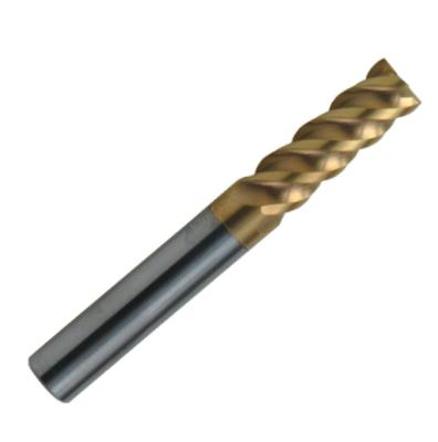 China Metal machining made of Taiwan 5# tungsten steel for mold processing, HRC 55 steels, flat end mills for sale