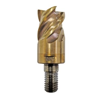 China Mold and die made in Taiwan HESR tungsten radius steel exchangeable corner end mill head for sale