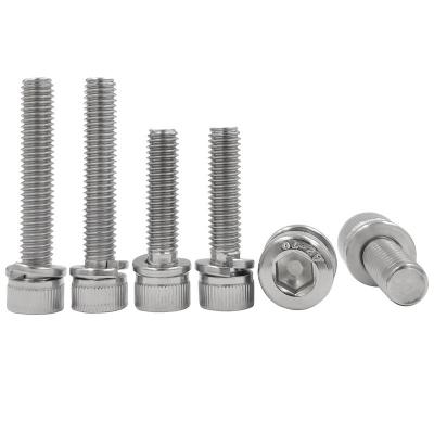 China Factory Supply Stainless Steel Hard Head Two Combination Steel Self Screw Lock Lead Screw for sale