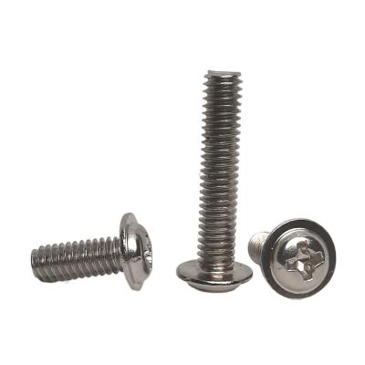 China Hard Wholesale Stainless Steel Plain Phillips Round Washer Head Heading Machine Washers M5 Screw Washer for sale