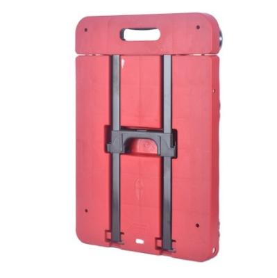 China Portable Easy Folding Can Carry 180kg Hand Push Flat Panel Airport Luggage Trolley for sale