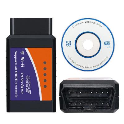 China Support Cars Brands ELM327 WiFi V1.5 OBD2 Diagnostic Car Scanner Code Reader For Android IOS 110+ for sale