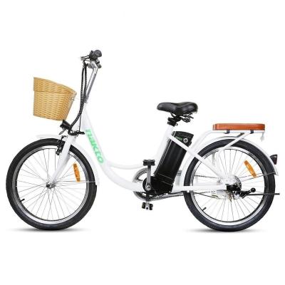 China Factory hot sale 22 inch nakto steel city electric bike 36v 250w for electric adult women electric bike e bikes adults for sale