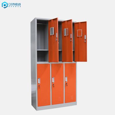 China Foldable Safe Outdoor High Storage Cabinet Two Tier Locker Cabinet Steel Accessories for sale