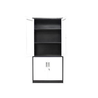 China Adjustable Hot Sale Office Furniture Steel Locker Two (Other) Swing Door Metal Filing Cabinet for sale