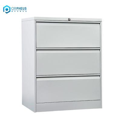 China Low Price Anti Dump Desktop Storage Suspension Full Side Three Drawer Steel File Cabinet for sale