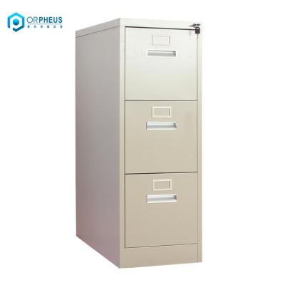 China Cheap Anti Dump Office Use Steel Document Pendant Lockable Metal Storage 3 Drawer File Cabinet for sale