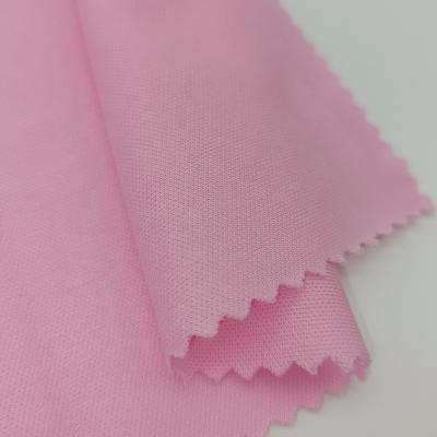 China Stretch Ready To Ship Spandex Fabric 100% Polyester Dyed Knitted Fabric Interlock Fabric for sale