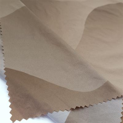 China Anti-static ultralight 100% nylon taffeta with digital printing 400T nylon taffeta fabric for coat jacket for sale