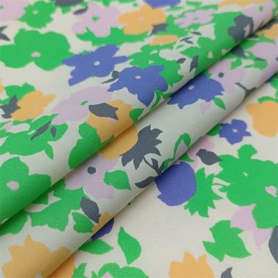 China Dress Fabric 50D*50D Anti-Static Satin Chiffon Printing Custom Digital Printing Fabric For Dresses for sale