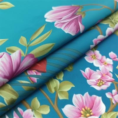 China Waterproof custom digital printed taffeta prin 300T printing 300T polyester fabric custom digital taffeta fabric for down coat for sale