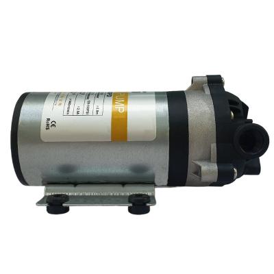 China Hotel CHINA MG TUBRO-200GPD RO Membrane Uses Silver Metal Pump Leg For High Flow Self-suction Booster 24v DC Water RO Pump for sale