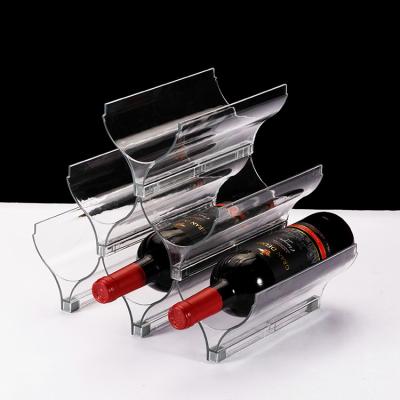 China Sustainable Wine Racks Plastic, For Wine Bottle for sale