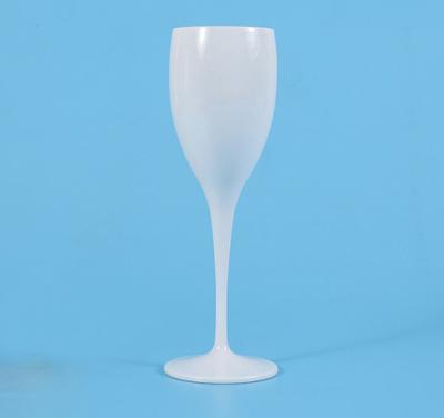 China Table Decoration Wine Glass and Champagne White Plastic Cups, Champagne Flute, Champagne Glass, for sale