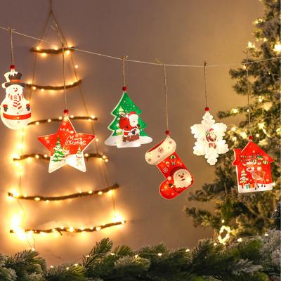 China Solar String Lights Xmas Decoration Lights Holiday LED Window Decoration Lights Christmas Tree Decoration Sign for sale