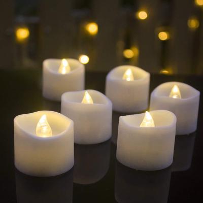 China Electronic Diwali Indoor Outdoor Decoration Tea Wax Wedding Party Home Timing Remote Control LED Candle Lights for sale