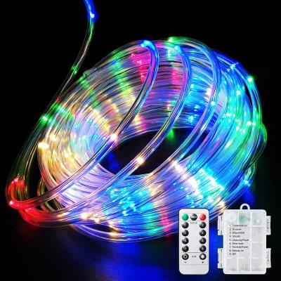 China Outdoor LANDSCAPE LED Rope String Lights Waterproof With Outdoor For Camping Party Garden Holiday Decoration for sale