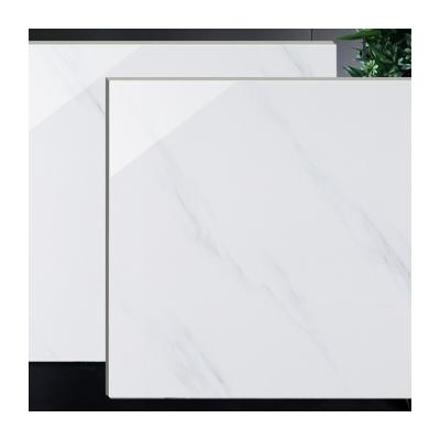 China Fashion CLASSIC high quality white simple marble tiles 800*800 living room floor tiles wear resistant natural marble tiles for sale