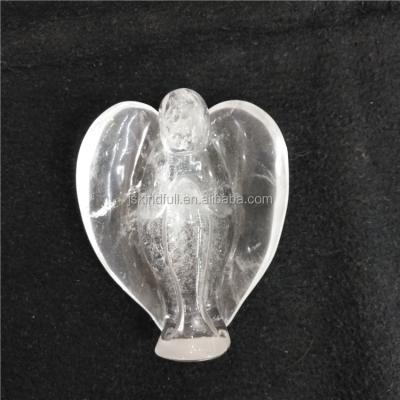 China China Customized Natural Rock Clear Crystal Angel for sale