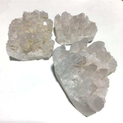 China Irregular Shape Crystal Cluster For Home Decoration White Crystal Cluster Top Quality Reiki Natural Clear Quartz Rock From China for sale