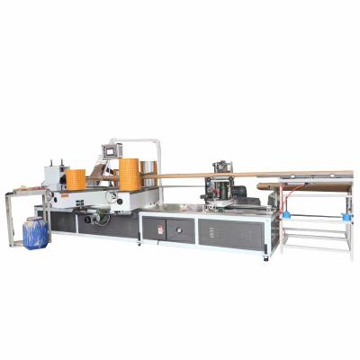 China Automatic Spiral Paper Core And Tube Production Line With Online Cutter Spiral Paper Tube Making Machine for sale