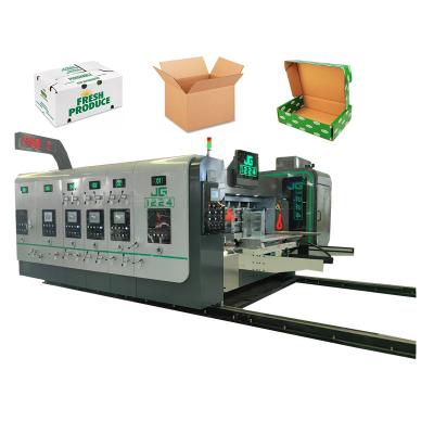 China Fully Automatic 4 Color Corrugated Flexo Printing Carton Box Corrugated Box Making Machine Carton Printer Slotter Die Cutter en venta