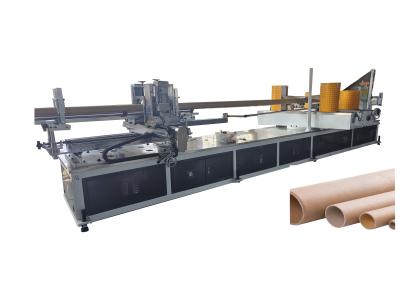 China Máquina automática de corte de tubos de papel de cartão Kraft Máquina de fabricação de tubos de papel de tecido à venda