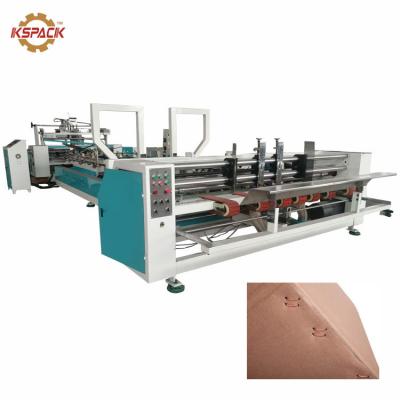 Chine Machine piquante d'agrafeuse de PLC 12kw de boîte entièrement automatique de carton à vendre