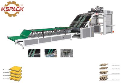 Cina Macchina del laminatore della flauto del cartone ondulato, macchina della laminazione della colla in vendita