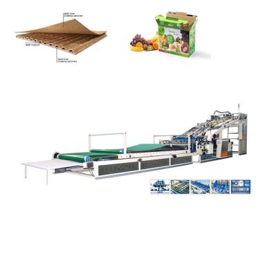 China Corrugated Cardboard flute laminating machine , lamination hot press machine for sale