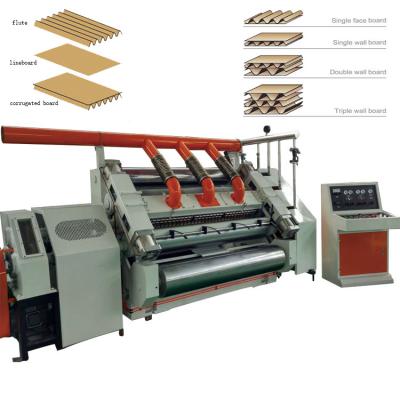 China máquina de 100m/Min Fingerless Single Facer Corrugated en venta