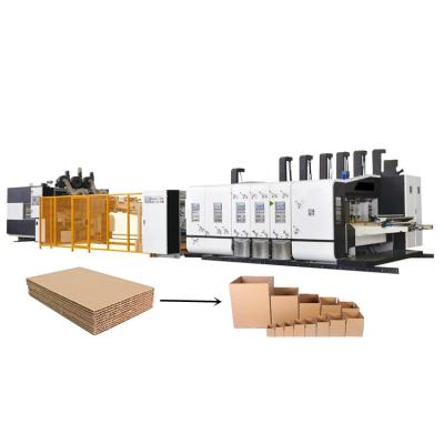 China Automatischer Karton-Kasten-Maschine Flexo-Drucker Slotter For Box machen zu verkaufen