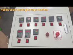 yellow sticky insect glue traps machine