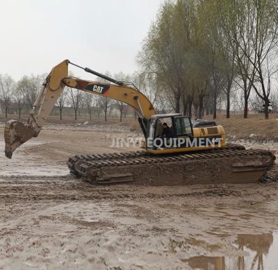 China Machinery Repair Shops CAT 320D Amphibious Swamp Buggy Excavator for sale