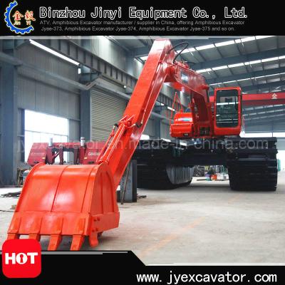 China long reach amphibious excavator for sale with VOLVO EC350E superstructure 1m3 for sale