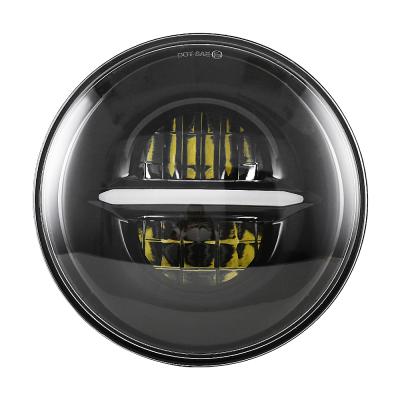 China DRL New 7inch White Round Headlight 7