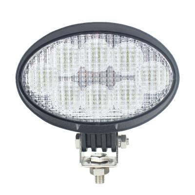 China Oval Aluminum Alloy 24W 5.6inch LED Tractor Work Light For Heavy Agricultural Machinery Lighting for sale