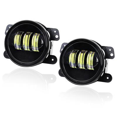 China Led fog light for 2007-2017 Jeep JK JL white amber DRL 30w led fog lamp led light WM-J044F-AMBER for sale