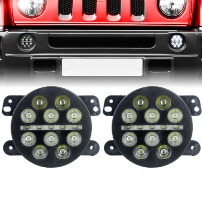 China 2020 New ABS Plactic Black 4 Inch For Jeep JK Fog Light Auxiliary Driving Light For Car Fog Light for sale