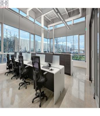 China Modern Look Modern Company Staff Office Solid Surface Modern Tall Office Tables for sale